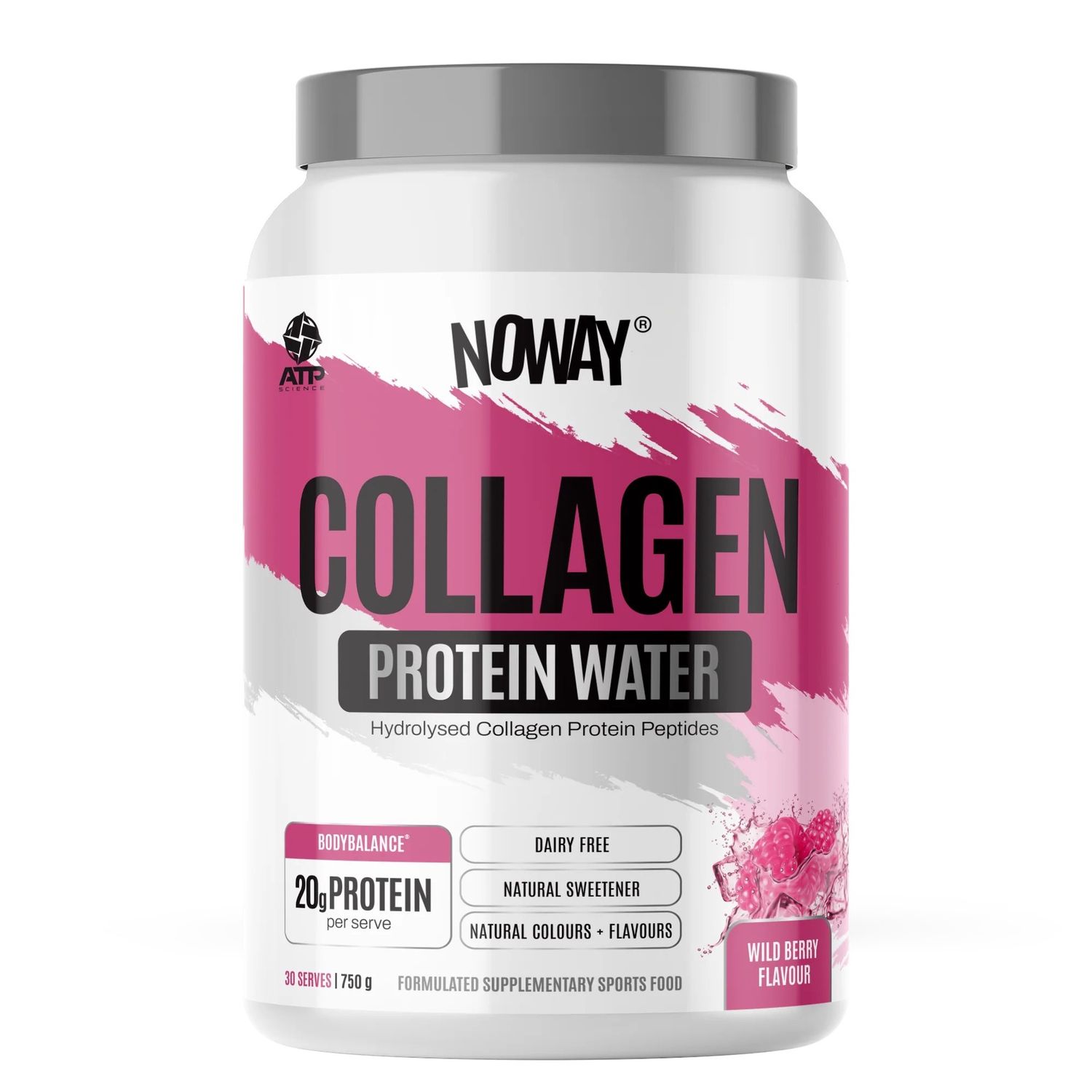 COLLAGEN PROTEIN WATER, Flavour: WILD BERRY