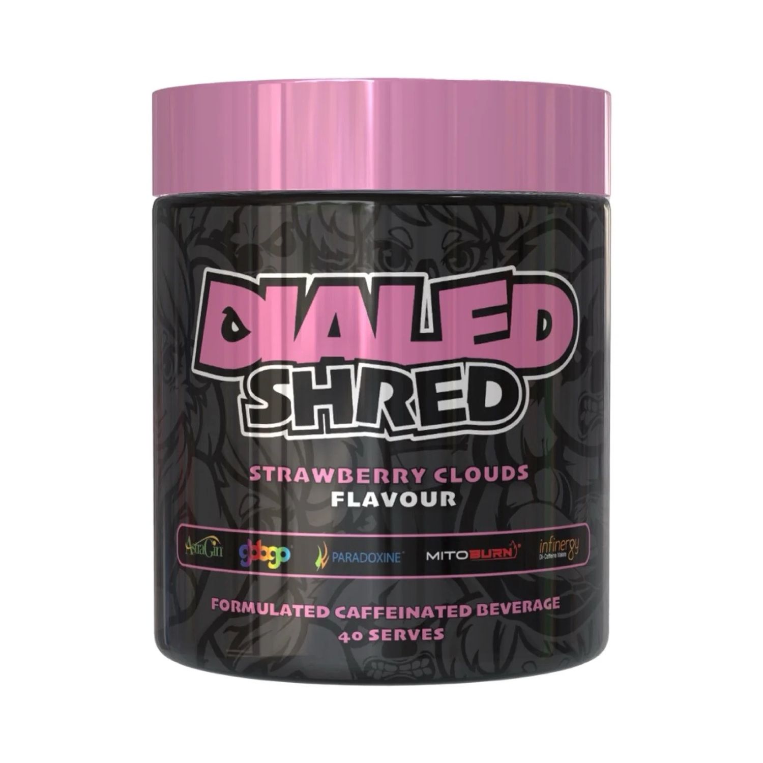DIALED SHRED, Flavour: STRAWBERRY CLOUDS