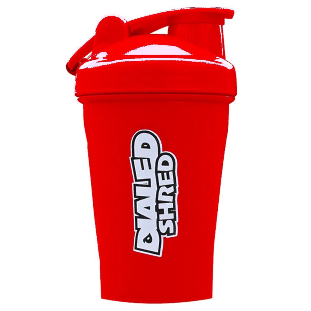 DIALED SHRED 400ML SHAKER (RED)