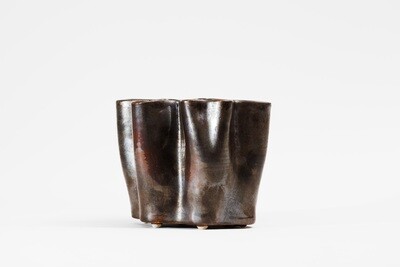 Clamlab Metallic Wave Vase