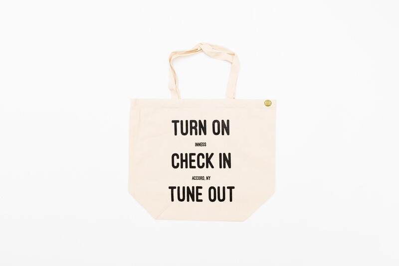 INNESS Turn On Check In Tune Out Tote