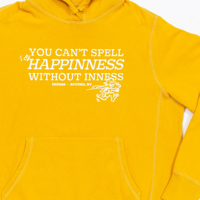 INNESS Happiness Hoodie MUSTARD