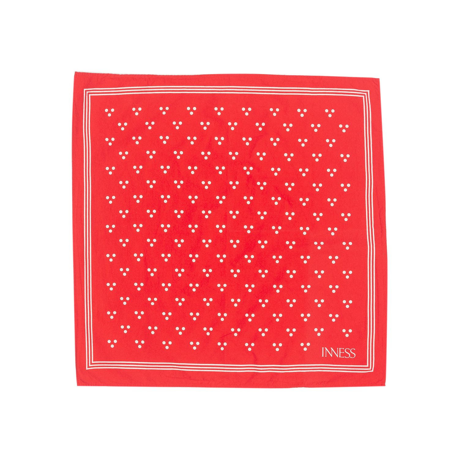 INNESS Bandana (Red Tri-Dot)