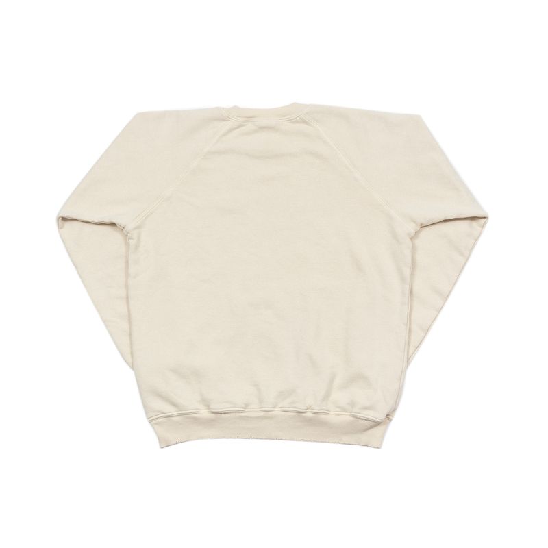 ISMBS Cut &amp; Sew Sweatshirt w/Flag Logo COCONUT MILK