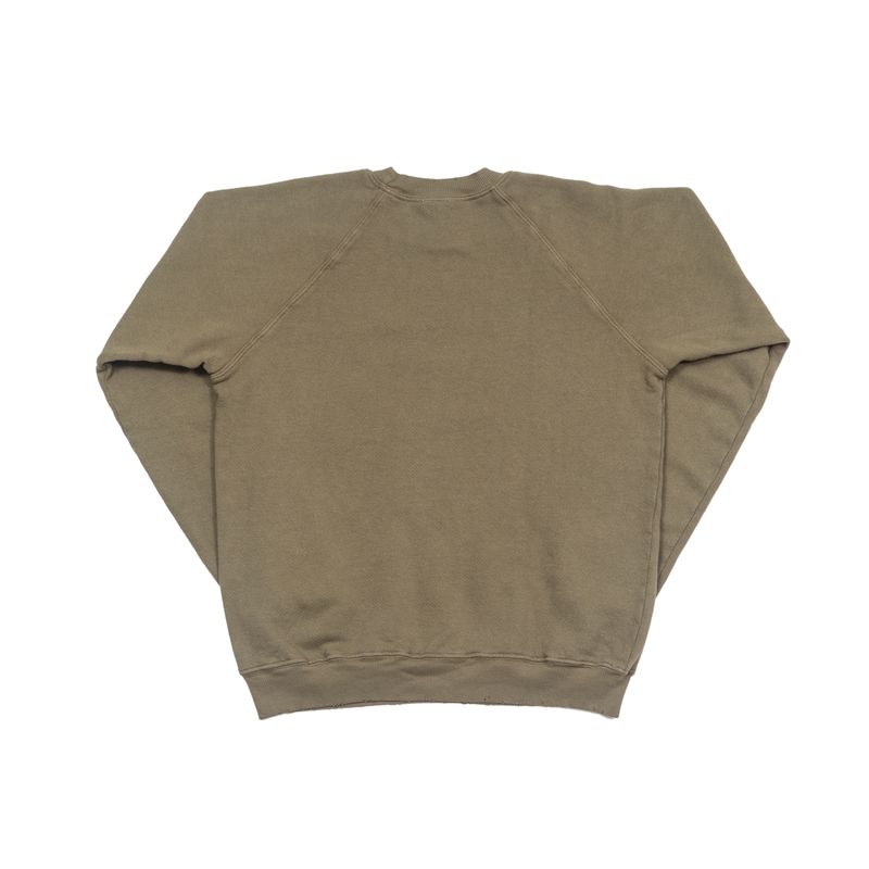 ISMBS Cut &amp; Sew Sweatshirt w/ Flag Logo PINE