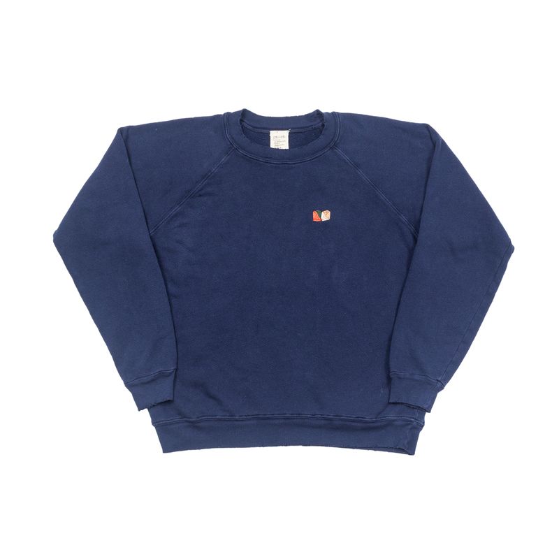 ISMBS Cut &amp; Sew Sweatshirt w/Flag Logo NAVY