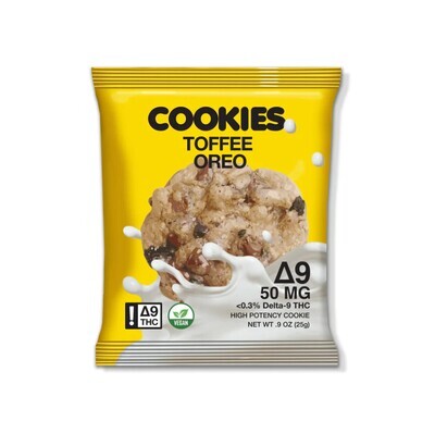 Sweet Life Cookies .9oz 50mg Delta 9 THC Toffee Oreo (Single)