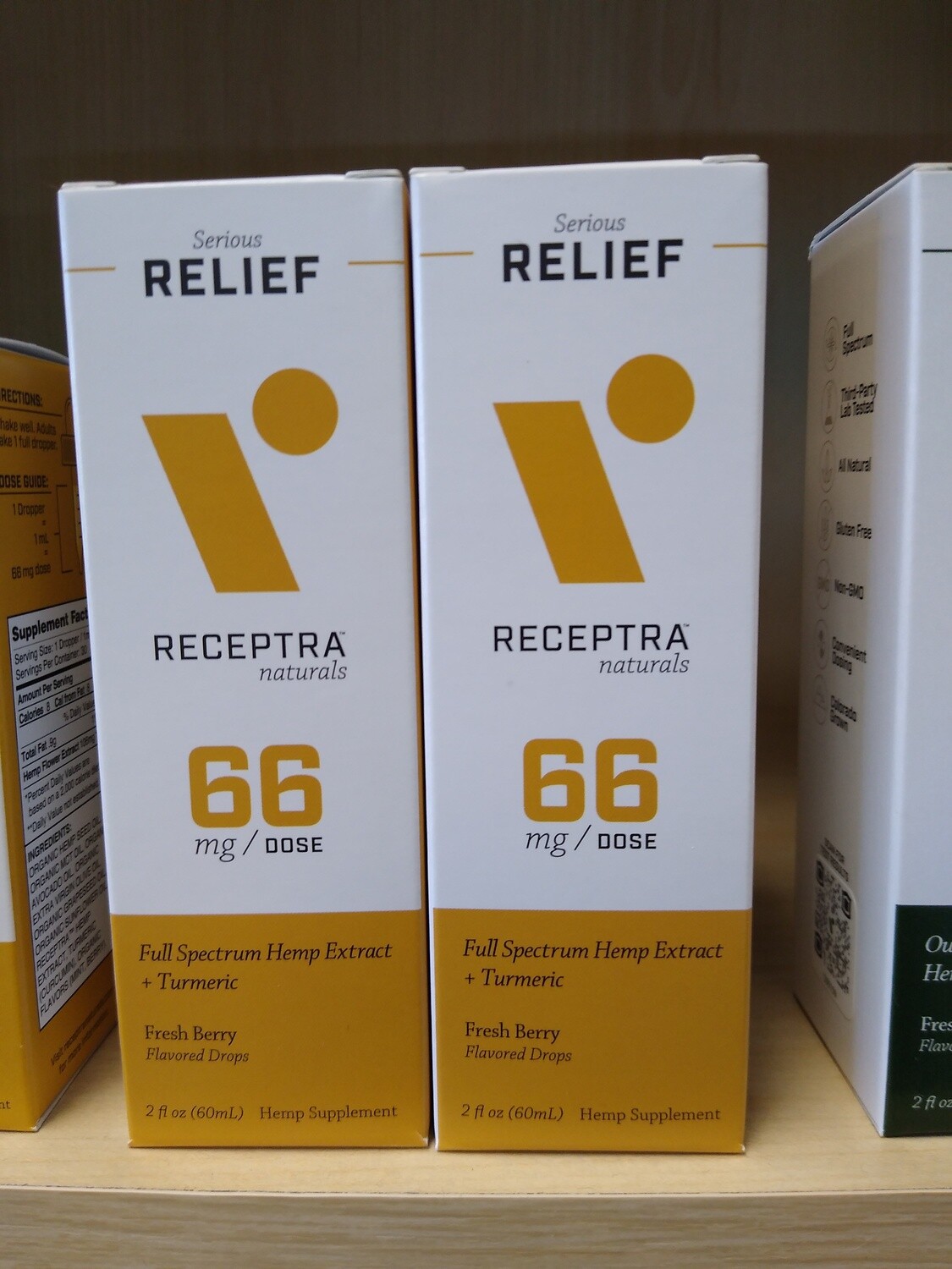 Receptra Relief Tincture Turmeric 60ml 66mg (4000mg)