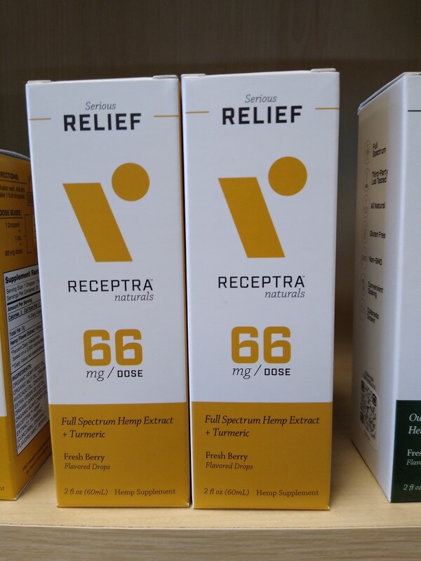 Receptra Relief Tincture Turmeric 60ml 66mg (4000mg)