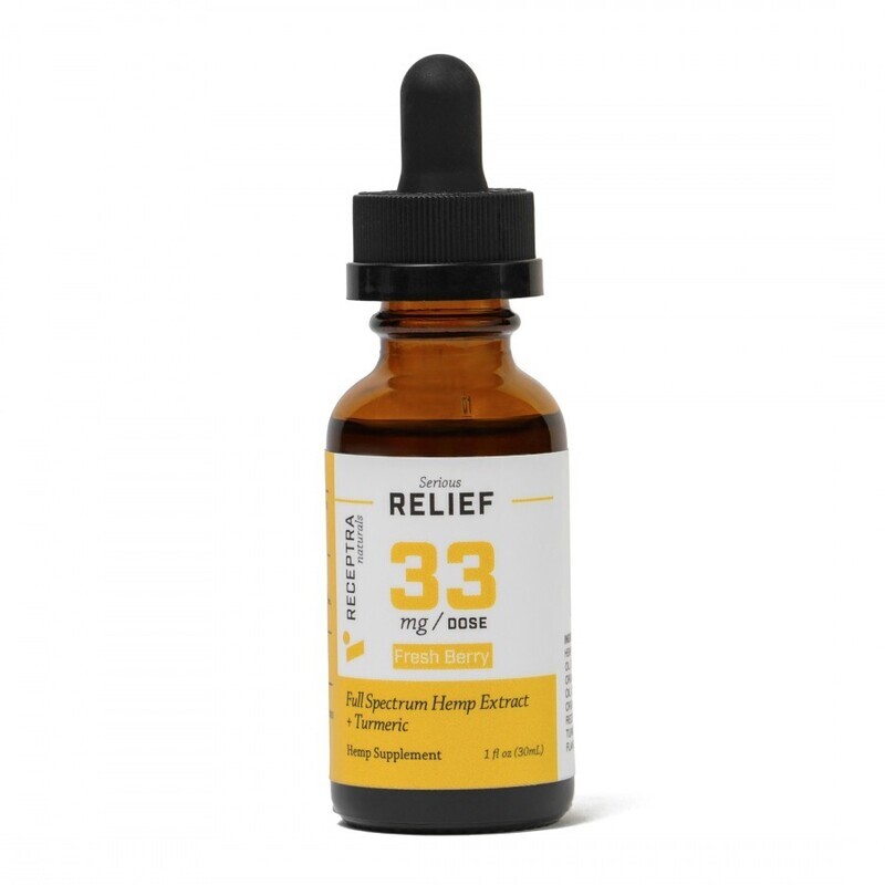Receptra Relief Tincture Turmeric 30ml 33mg (1000mg)