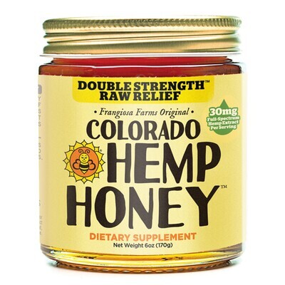 Colorado Hemp Honey Double Strength Raw Relief 6oz 1000mg