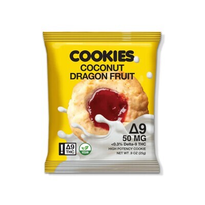 Sweet Life Cookies .9oz 50mg Delta 9 THC Coconut Dragon Fruit (Single)