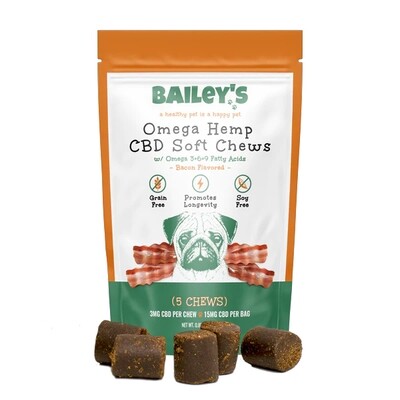 Bailey's CBD Dog Soft Chews 5ct