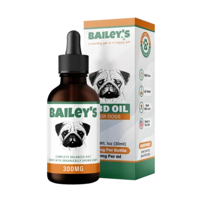 Bailey's CBD Oil for Dogs 30ml 300mg Bailey's CBD Oil for Dogs 30ml 300mg