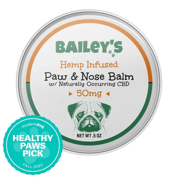 Bailey's Hemp Infused Paw & Nose Balm .5oz 50mg CBD