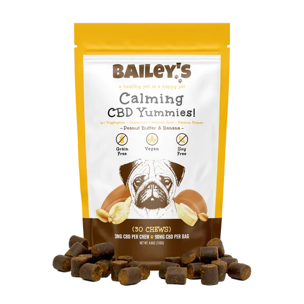 Bailey's CBD Small/Medium Breed Dog Soft Chews 30ct 90mg