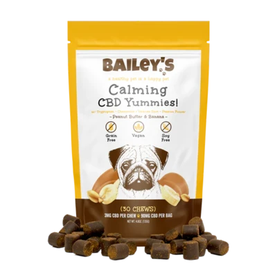 Bailey's CBD Small/Medium Breed Dog Soft Chews 30ct 90mg