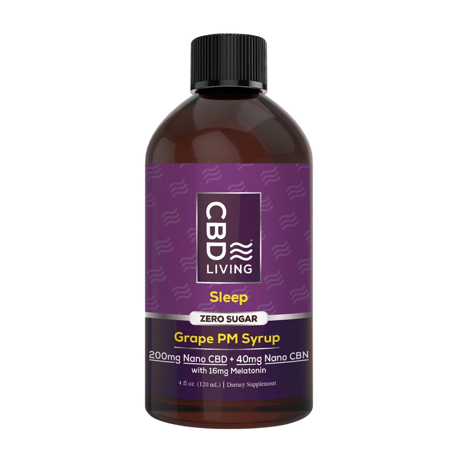 CBD Living Sleep Aid Syrup Grape 4oz 120mg