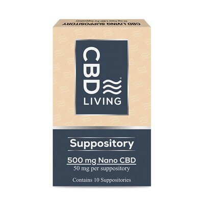 CBD Living Suppositories 10ct 500mg