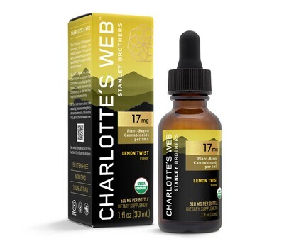 Charlotte's Web 17mg Lemon Twist 30ml approx. 500mg