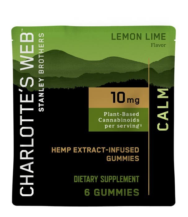 Charlotte's Web Gummy Calm 60mg Lemon Lime 6ct