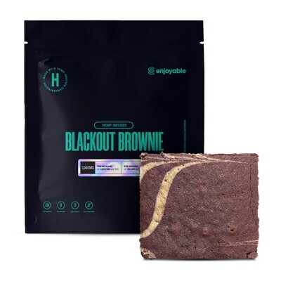 Enjoyable Hemp Delta 8 1000mg BlackOut Brownie