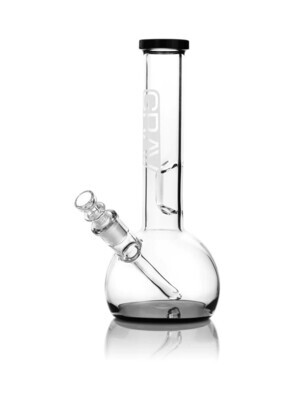 GRAV Small Black Accent Round Base Water Pipe