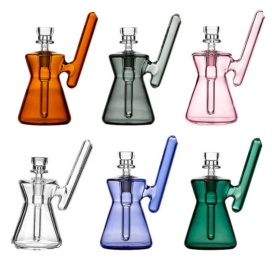 GRAV Hourglass Pocket Bubbler 4.75&quot; 10mm