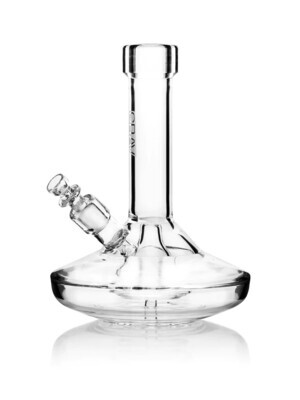 GRAV Small Wide Base Water Pipe, Clear 8