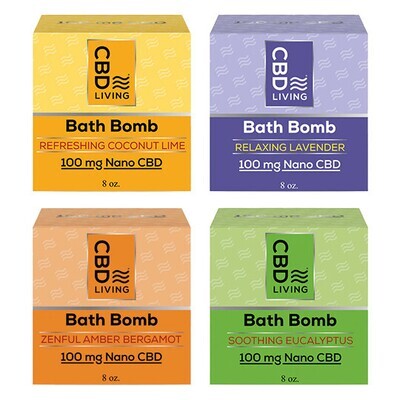 CBD Living Bath Bomb 100mg