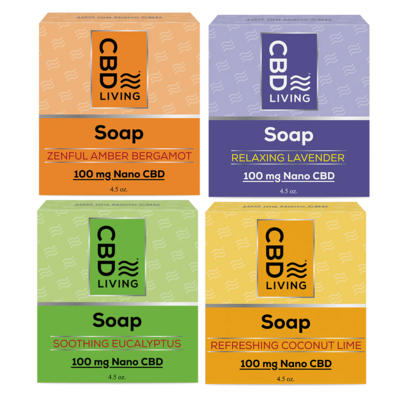 CBD Living Soap 4.5oz 100mg