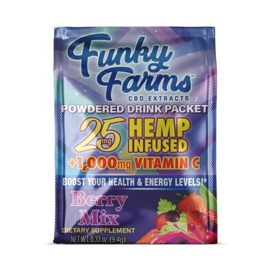 Funky Farms Drink Mix Berry .33oz 25mg