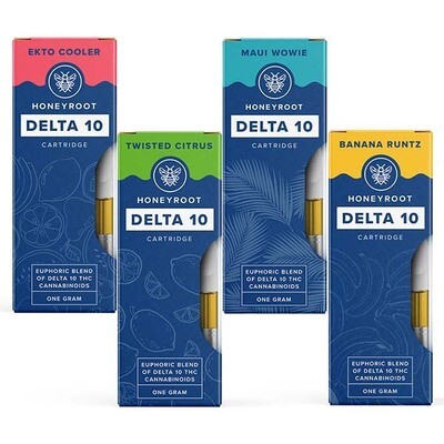Honeyroot Wellness Delta 10 Cartridges 1g