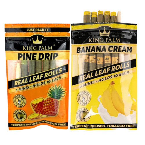 King Palm Mini Real Leaf Rolls 5ct