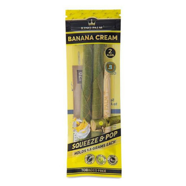 Rollos de Hoja Mini King Palm con Puntas de Sabor 1g 2ct