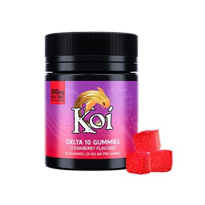 Koi Delta 10 Gummy 20ct 500mg  Strawberry