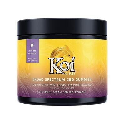 Koi Broad Spectrum Gummy 60ct 600mg