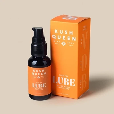 Kush Queen Water Based CBD Lube 30ml 30mg CBD Kush Queen Water Based CBD Lube 30ml 30mg CBD