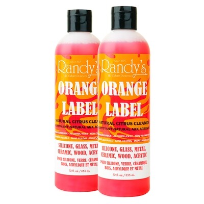 Randy&#39;s Glass Cleaner 12oz Orange Label