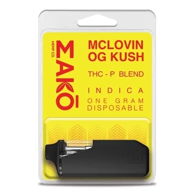 Mako Hemp Co. THC-P Disposable 1g 900mg Mako Hemp Co. THC-P Disposable 1g 900mg