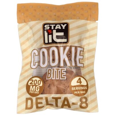 StayLit Delta 8 Bites 2ct 200mg Cookies