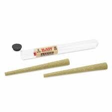 RAW Pressed Bud Wraps Pre-Roll Cones King Size 2 Pack