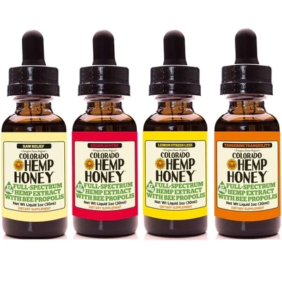 Expired Colorado Hemp Honey Propolis Tincture 30ml 17mg
