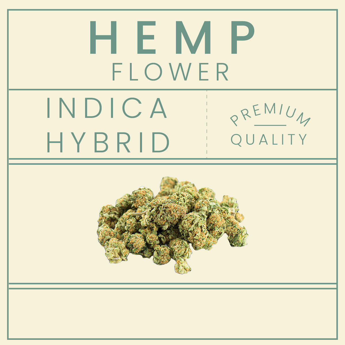 Bee Well CBD Hemp Flower Indica-Hybrid 1g