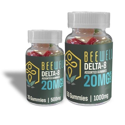 Bee Well CBD D20 Delta 8 Gummies