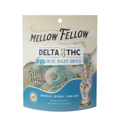 Mellow Fellow Classic Delta 8 Gummy Rings 500mg 10ct