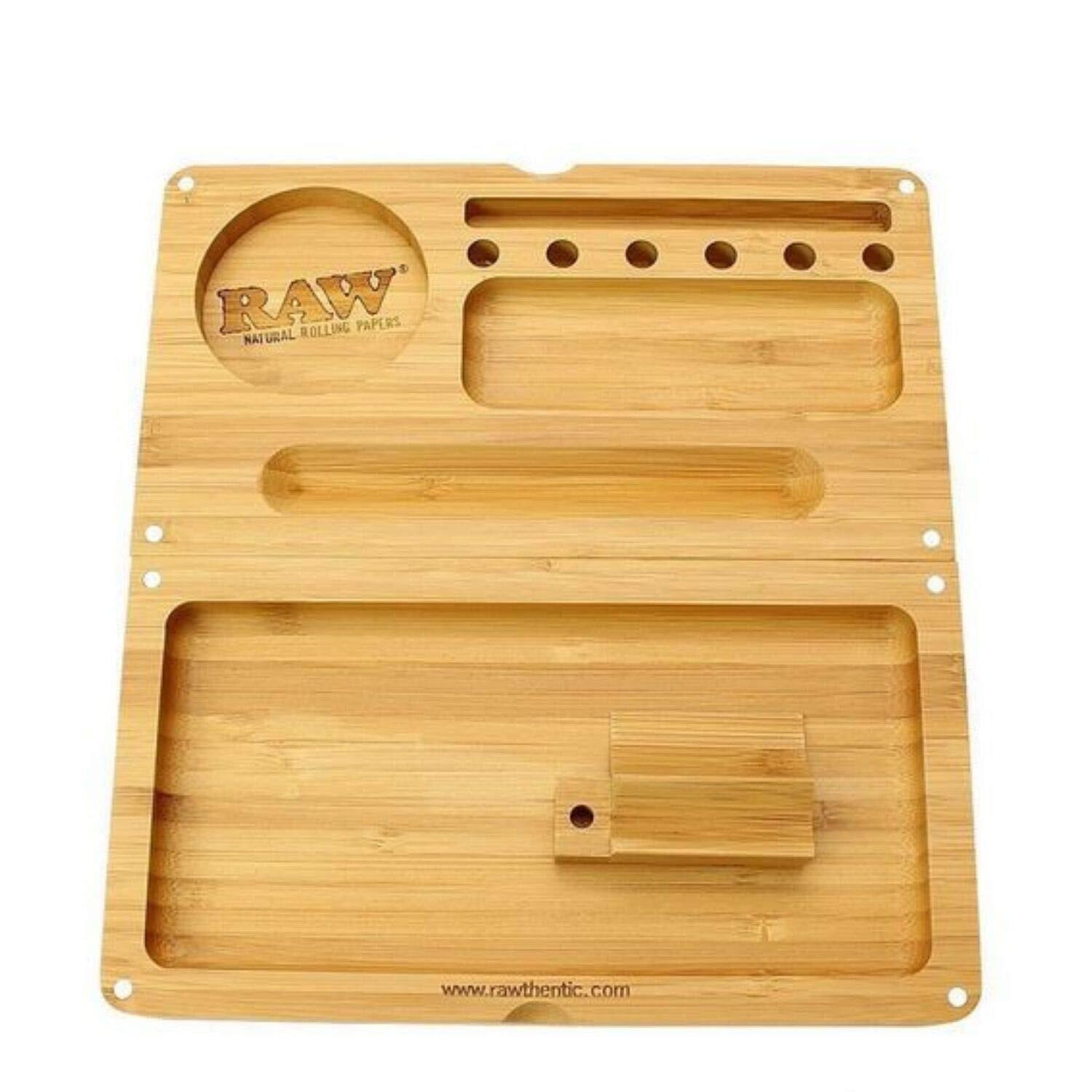 Raw Bamboo Backflip Rolling Tray