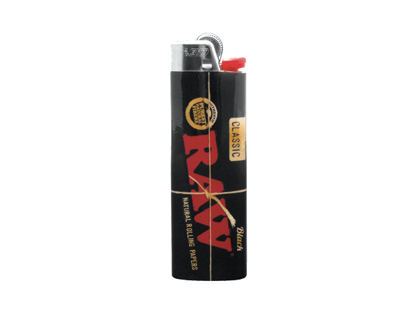 Raw Classic BIC Lighters Black