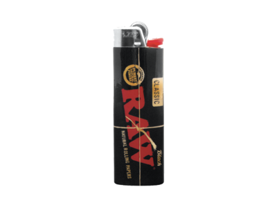 Raw Classic BIC Lighters Black