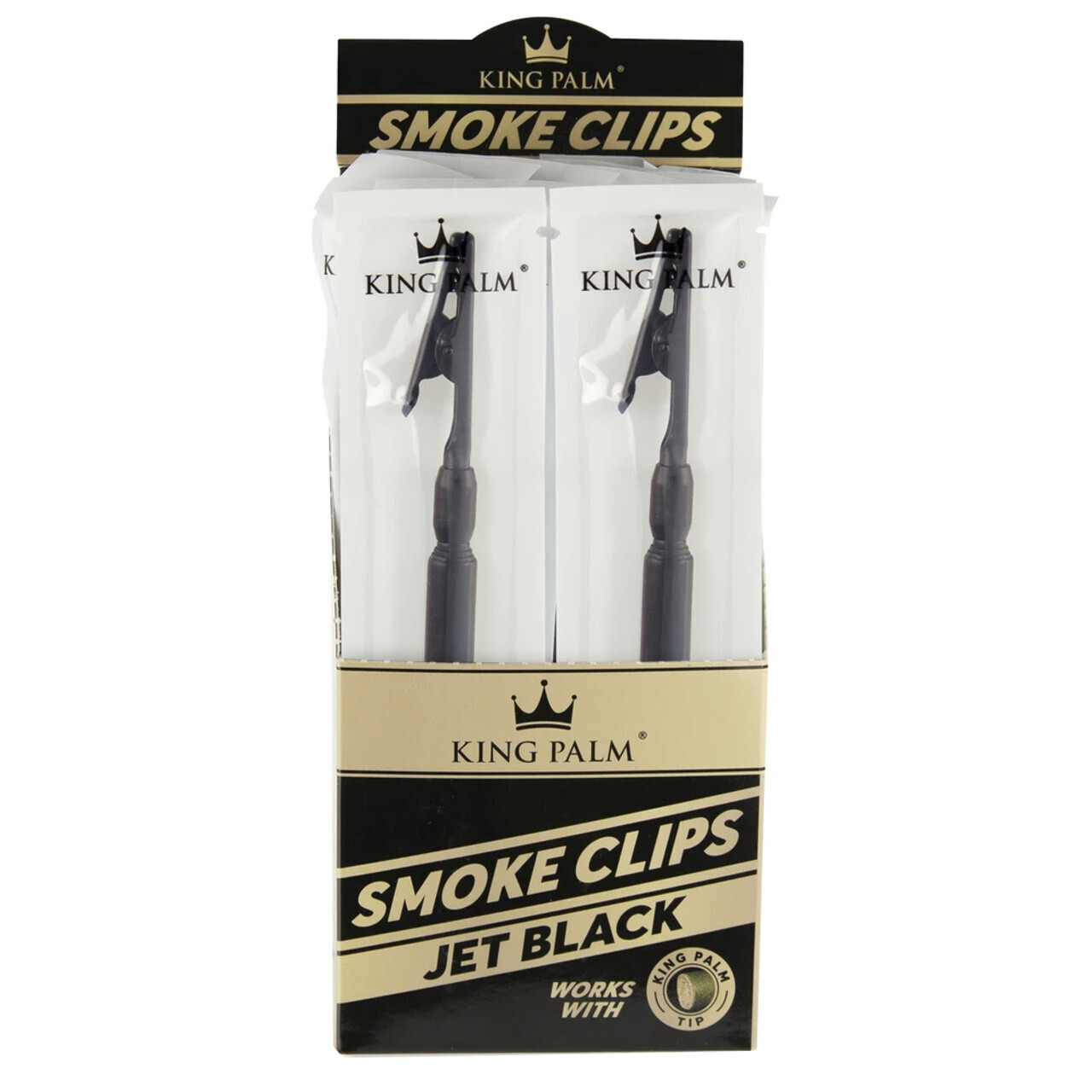King Palm Smoke Clips Black